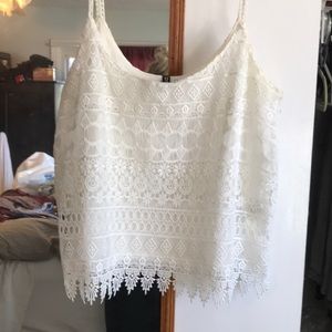 Lace tank top